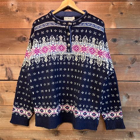〜90's L.L.Bean Tyrolean Sweater USA MADE | DESERTSNOW
