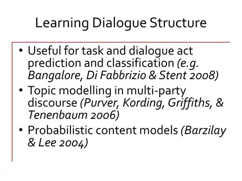 Image result for Dialogue Structure