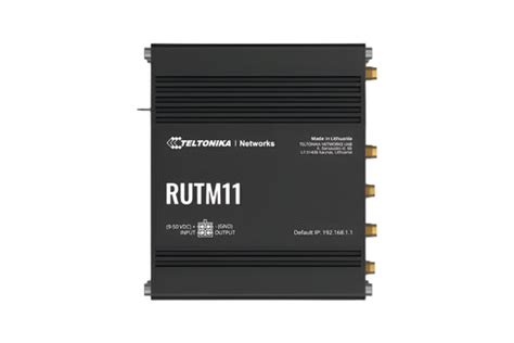 RUTM11 Industrial 4G LTE Router - Teltonika Networks – ThinkRobotics.com