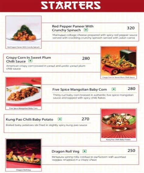 Menu at Oishi Oishi by Persian Darbar, Mumbai
