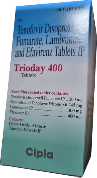 Trioday 400mg Bottle Of 30 Tablets: Uses, Side Effects, Price & Dosage ...