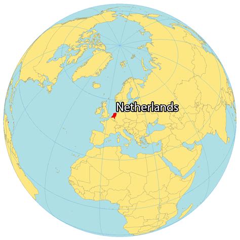 Map of Netherlands - Cities and Roads - GIS Geography