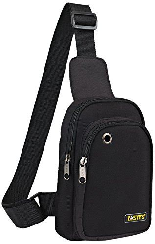 Buy FASITE PTN090 Sling Chest Shoulder Tool Bag Pouch, Black Online at ...