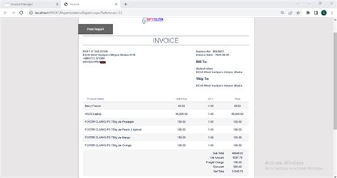 Image result for Visual Basic Net Tutorial Print Invoice