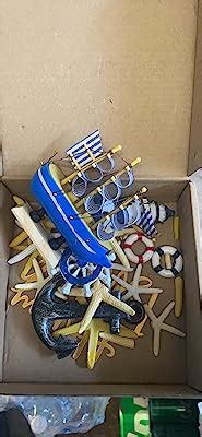 Buy 19 Pcs Nautical Cake Topper Pirate Cake Topper Ship Theme Cake ...