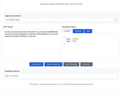 Online JWT Decoder: Decode and Validate JSON Web Tokens - CodeSamplez.com