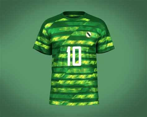 Soccer Printed Green Jersey Player-10 3D - TurboSquid 1968032