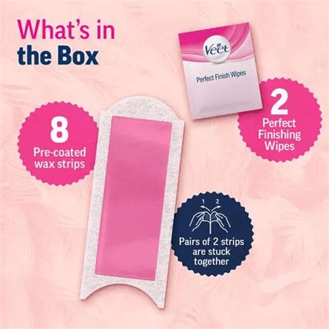 Veet Waxing Strips Kit- Normal Skin (8 Strips) – NagaBazaar™
