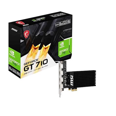 Amazon.in: Buy MSI GeForce GT 710 2GD3H 4HDMI Graphic Card - NVIDIA ...