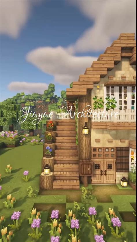 Image result for Aesthetic Minecraft Cottage Tutorial