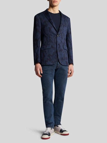 FLORAL LEAFY JACQUARD BLAZER | Jackets | ETRO