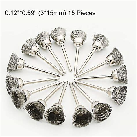 D&L 45PC Wire Brushes for Drill Set Stainless Steel India | Ubuy