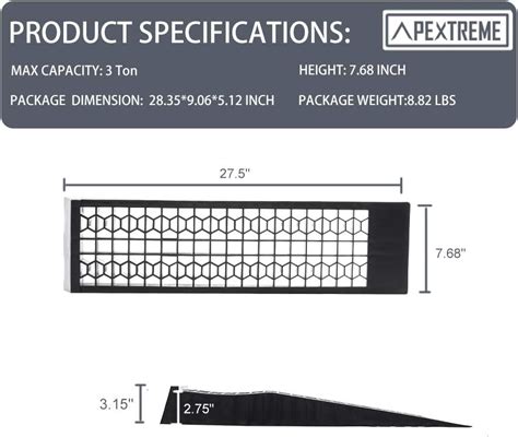 Apextreme Plastic Car Service Ramp Low Profile 3 Ton India | Ubuy
