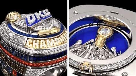 OKC Thunder's Championship Bling Revealed, Ring Inside A Ring!