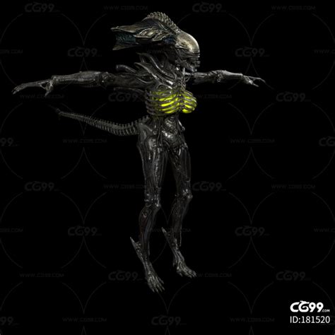 异形 外形生物 怪物 变异怪物-cg模型免费下载-CG99