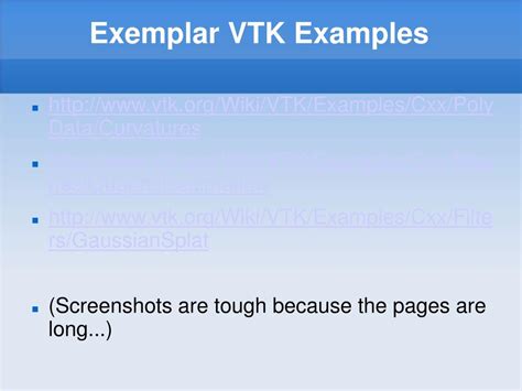 VTK Examples 的图像结果