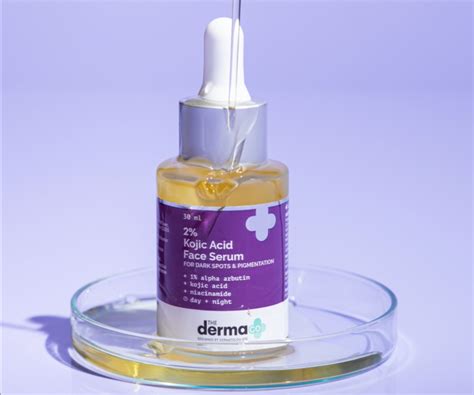The Derma co 2% Kojic Acid Face Serum with 1% Alpha Arbutin & Niacinam ...
