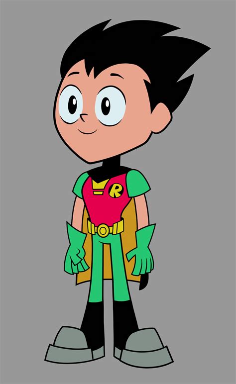 Robin w/ No Mask (Teen Titans Go!) by MarioKero345 on DeviantArt