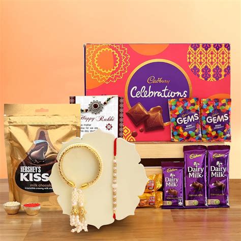 TIED RIBBONS Rakhi for Brother and Bhabhi with Chocolates Gifts ...