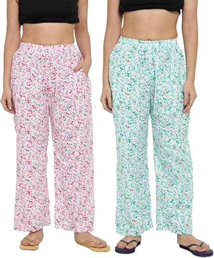 Buy CIERGE Women's Cotton Printed Pyjama/Track Pant Lower (Multicolour ...