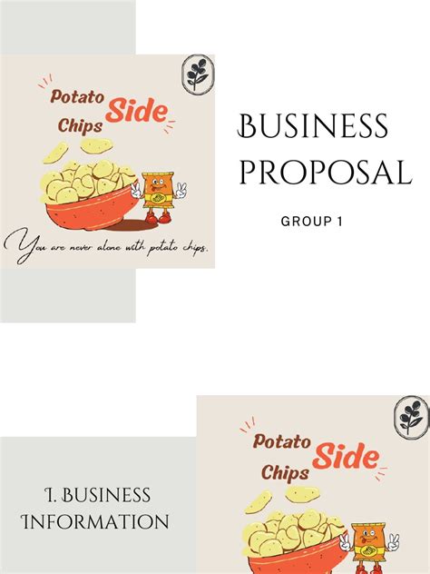Objectives Snack Business Proposal Example 的图像结果