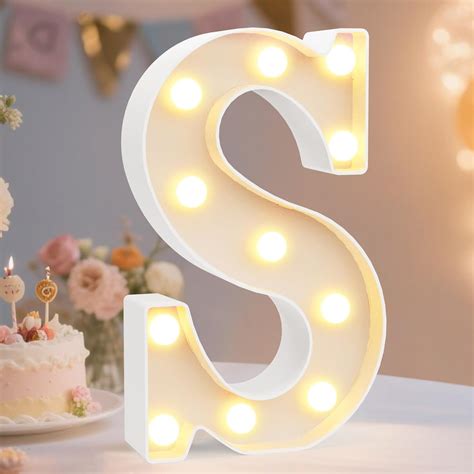 Pooqla LED Marquee Letter Lights Sign, Light Up India | Ubuy
