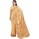 Buy Garden Vareli Women's Viscose Brasso Floral Print Saree with ...