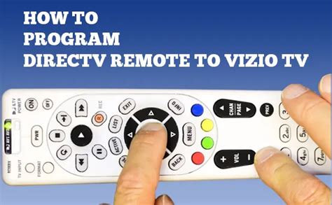 How To Program DirecTV Remote To Control Vizio TV