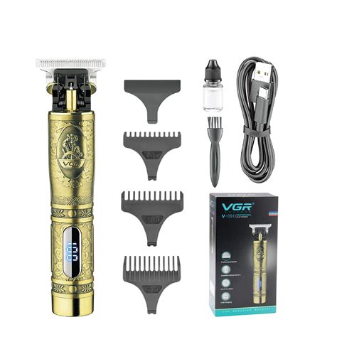 VGR V-091 Professional cordless Hair Clipper with Digital Display ...