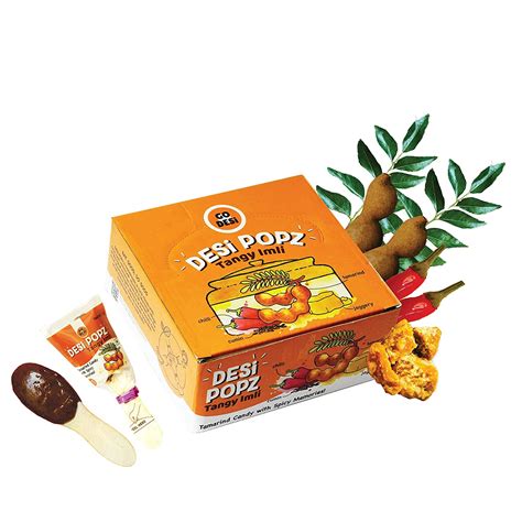 GO DESi Imli Pop Tamarind & Jaggery Candy| (50 Piece) | Tangy Imli ...