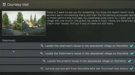 How to Complete Courtesy Visit in Escape from Tarkov - Prima Games