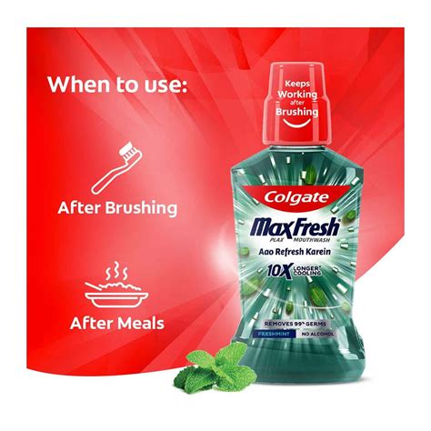 Buy COLGATE PLAX FRESH MINT M/WASH 500ML Online & Get Upto 60% OFF at ...
