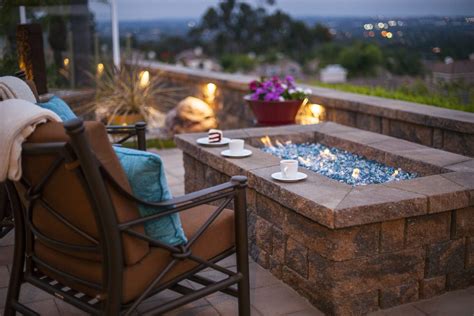 Fire pit. Photo courtesy of Stone Pavers. - Use Natural Stone