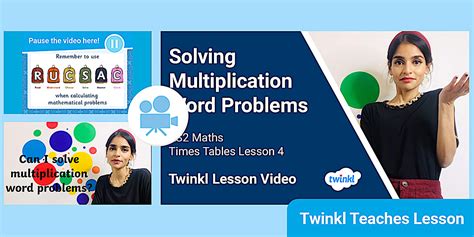 👉 Year 3 (Ages 7-8) Times Tables: Video Lesson 4