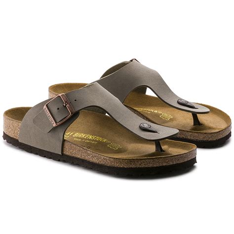 BIRKENSTOCK Ramses Birko-Flor Nubuck Sandal - Stone