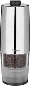 Buy Trudeau One-Hand Battery Operated Pepper Mill, Stainless Steel ...