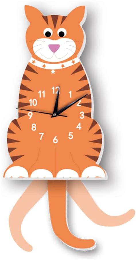 TREELF Cartoon Wall Clock Child Silent Hanging Clock with India | Ubuy