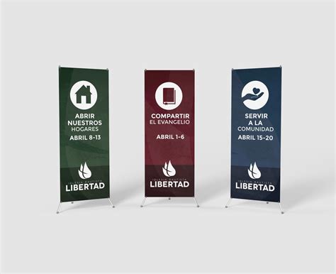 Liberty Spanish X-Frame Banners - Compel Graphics & Printing