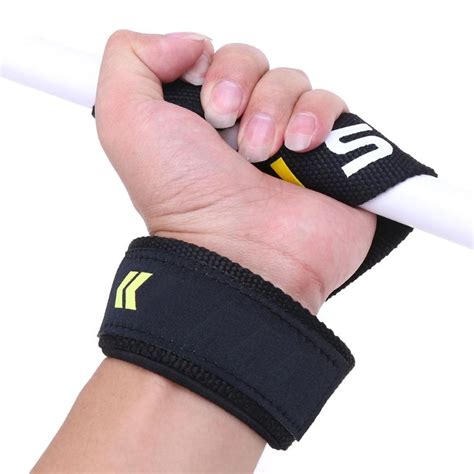 2pcs Exercise Wrist Straps Weight Lifting Non slip Training Workout Gym Bandage Wrist Support ...