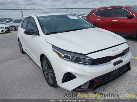 3KPF54ADXPE630534 KIA FORTE GT-LINE - View history and price at AutoAuctionHistory