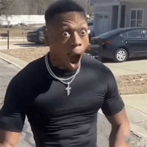 Shocked Black Guy Meme - Shocked black guy - Discover & Share GIFs