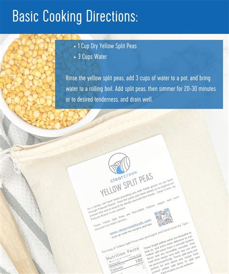 Certified Glyphosate Residue Free| Yellow Split Peas | 25 LB Bucket | Long Term Food Storage ...