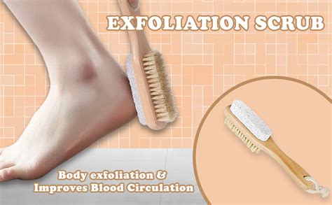 Amzgear Body Brush for Wet and Dry Brushing Gentle Exfoliating for ...