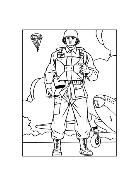 Military coloring pages