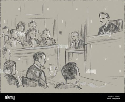 Animated Cartoon Defendant Vs Plaintiff