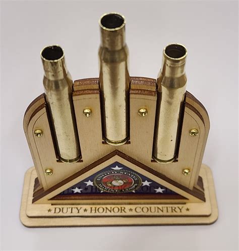 21 Gun Salute Military Funeral Bullet Shell Casing Display Holder ...