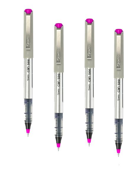OHTO Cansee 0.7mm Pink Color PACK Of 4, Comes with 0.7 mm Tip Size Free ...