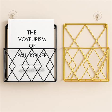 CentraLit Wall Decor Hanging File Magazine Holder - Magazine Newspaper ...