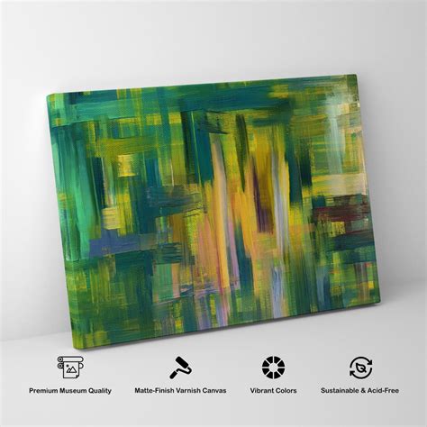 Buy Green Contemporary Abstract Online India at Best Price - Dessine Art