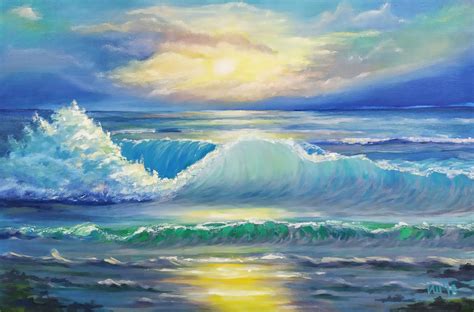 Painting Of Waves